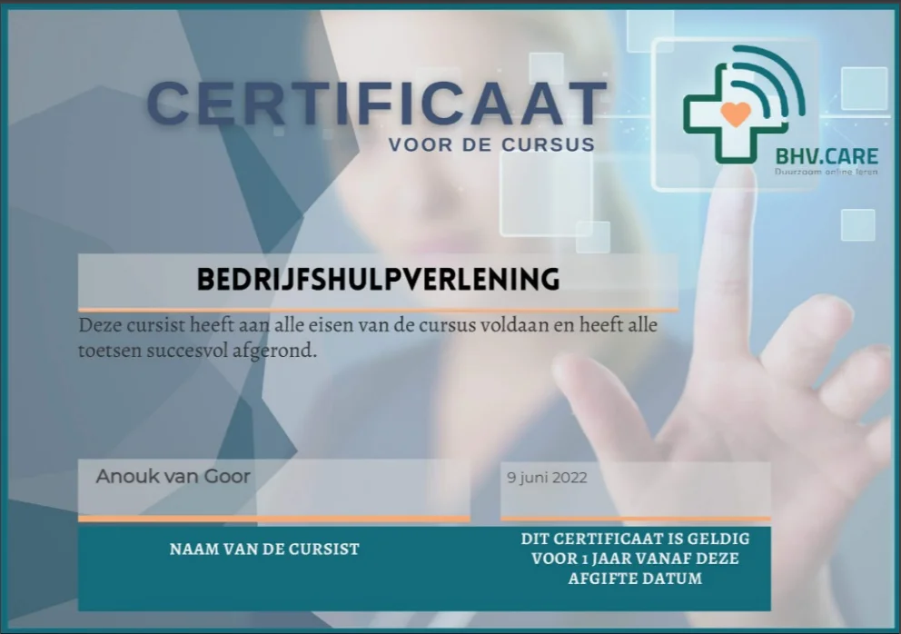 LogoTeaching BHV gecertificeerd